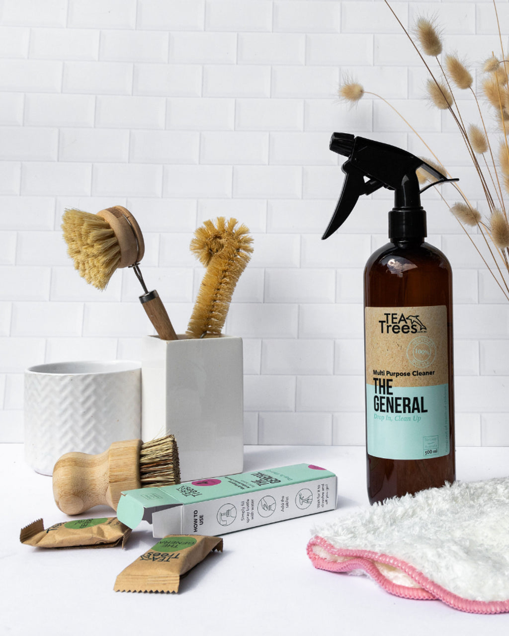 "Scuffs & Seconds" Multi Purpose THE GENERAL Antibacterial Cleaning bottle and 4 refill tablets