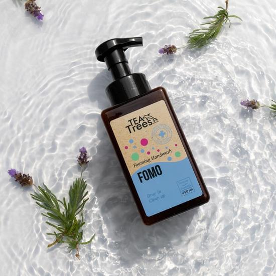 Lavender Foaming Handwash Bottle + 4 Refill Tablets - Naturally Anti-Bacterial