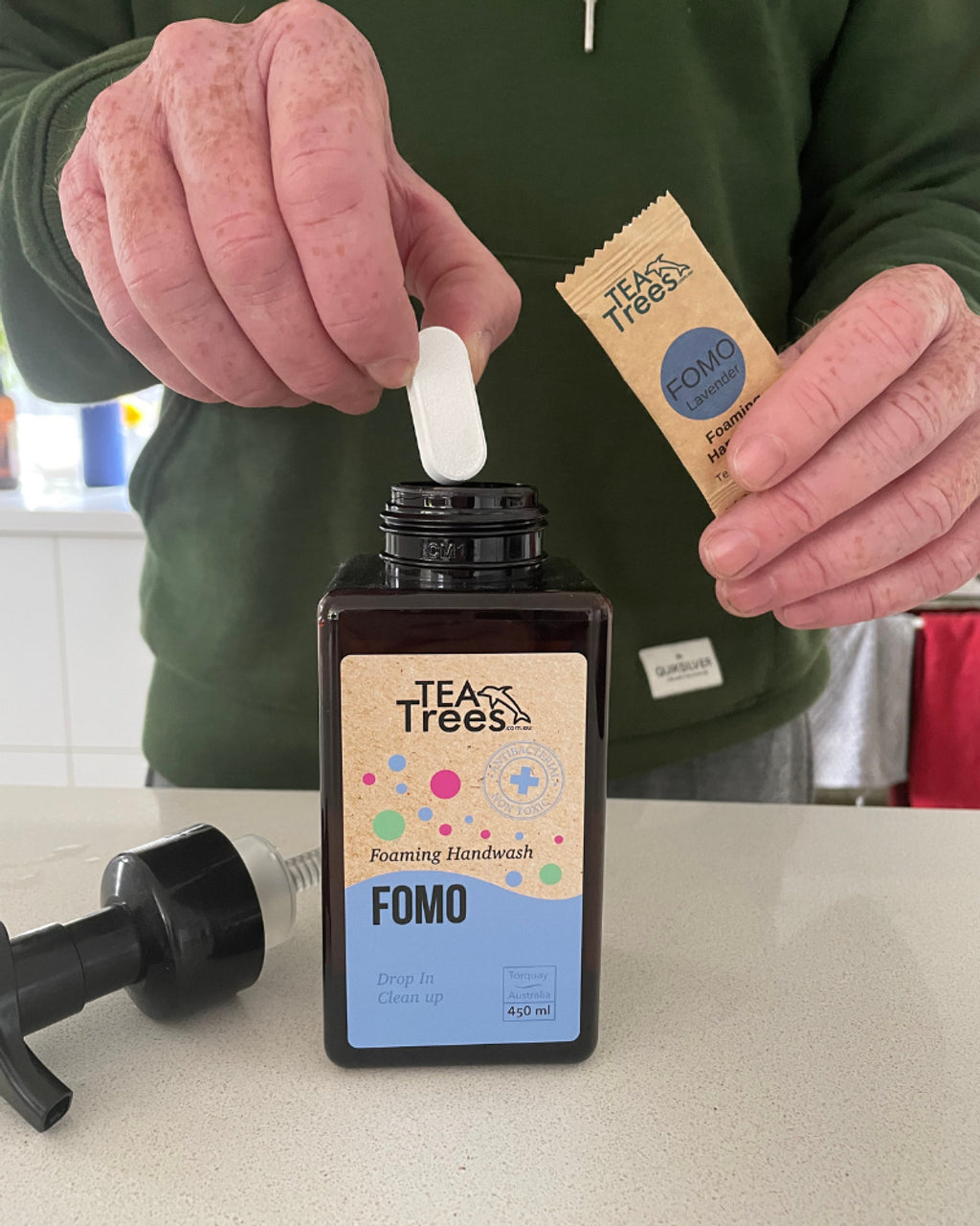 Fresh Vanilla Foaming Handwash Refill Tablets - Naturally Anti-Bacterial (Vegan)